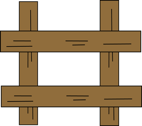 Fence Clip Art - Fence Farm Clipart (500x443)