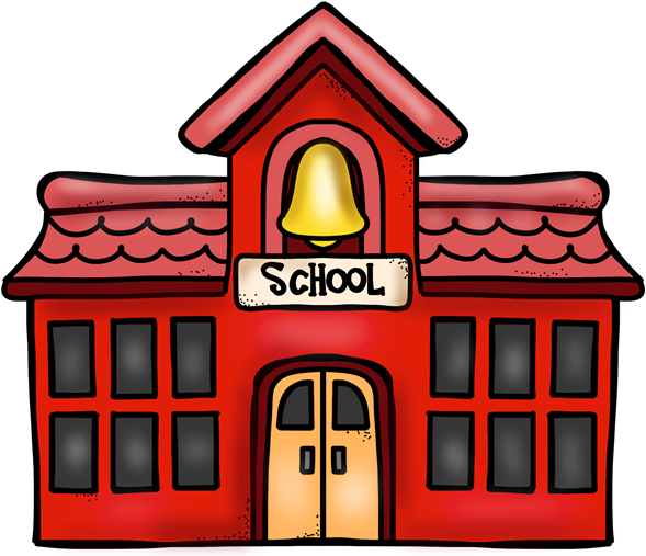 School Building Cartoon Png (600x515)