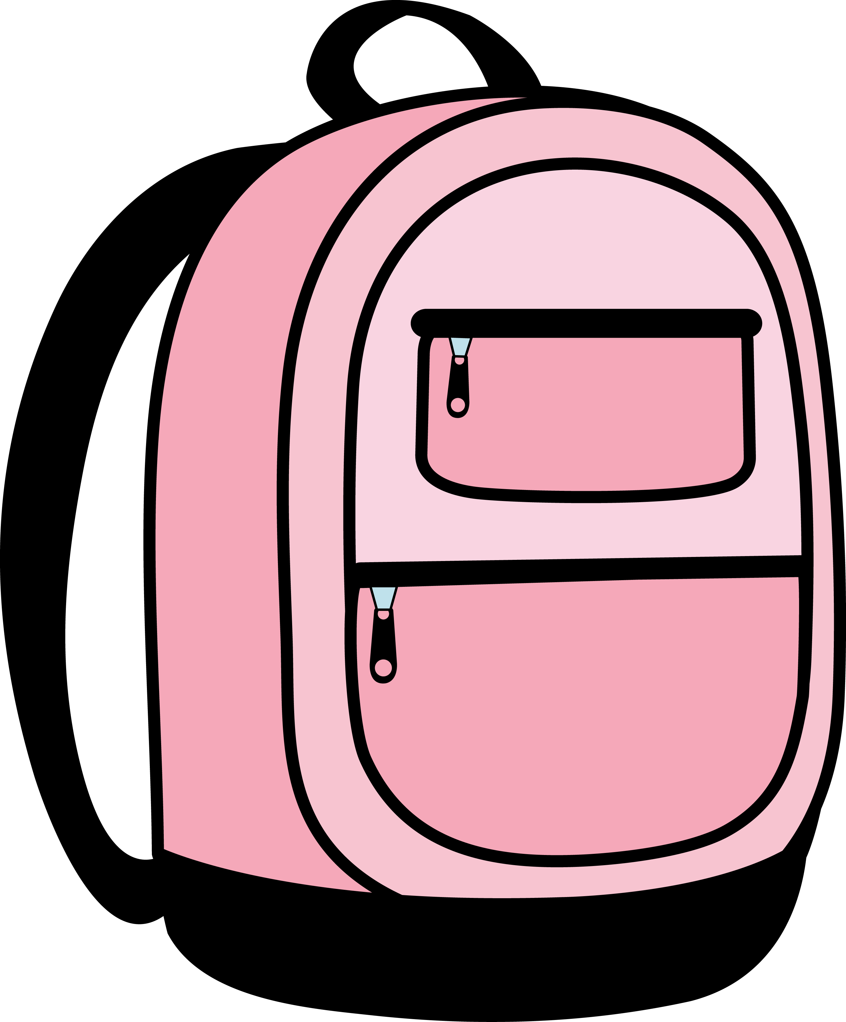 School - Clip Art Backpack (2919x3525)