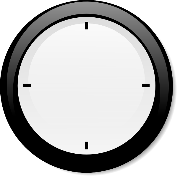 Clipart Blank Clock Faces - Clock Clip Art (600x598)