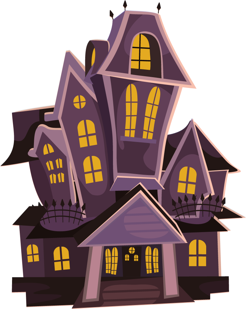 Haunted House Free To Use Clip Art - Haunted House Clip Art (892x1000)