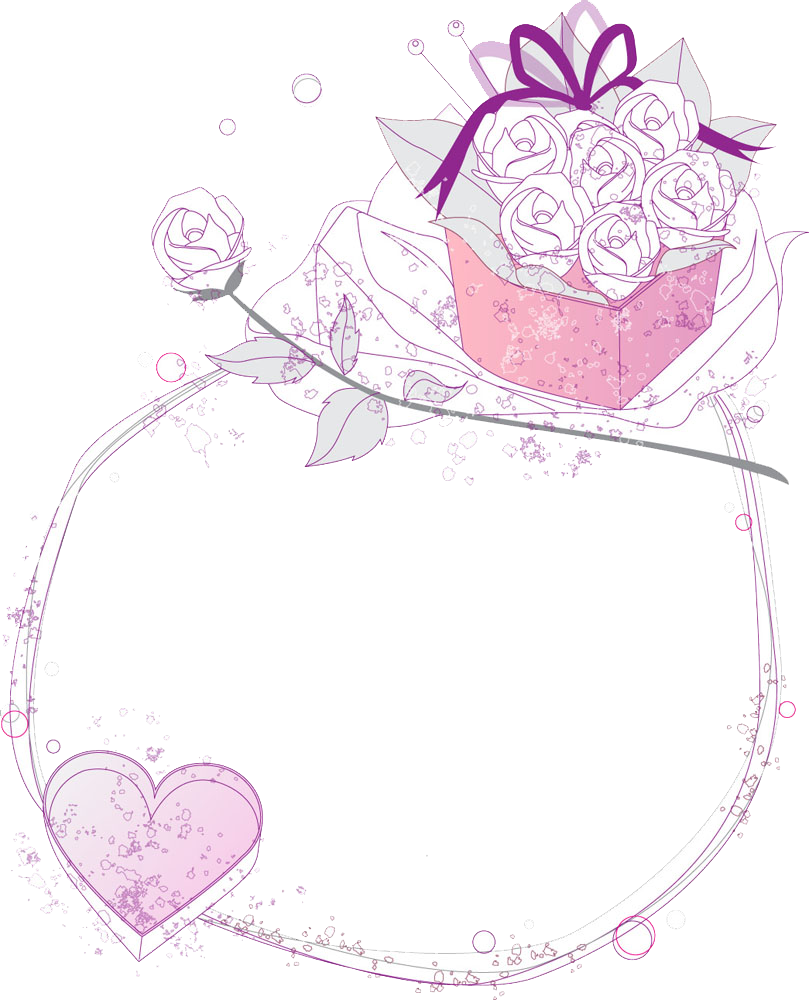 Beach Rose Drawing Motif Border Pattern 809*1000 Transprent - Beach Rose Drawing Motif Border Pattern 809*1000 Transprent (809x1000)