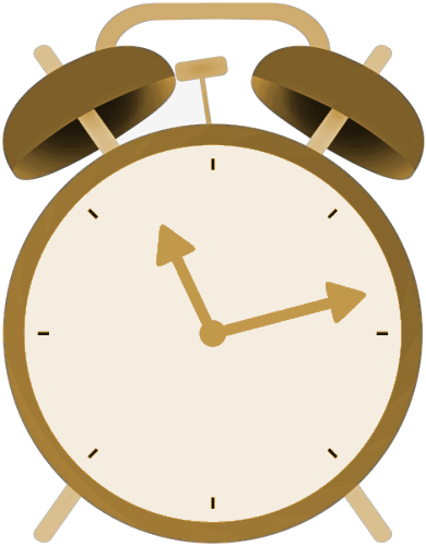 Alarm - Clock - Png - Alarm Clock Clip Art Png (390x500)