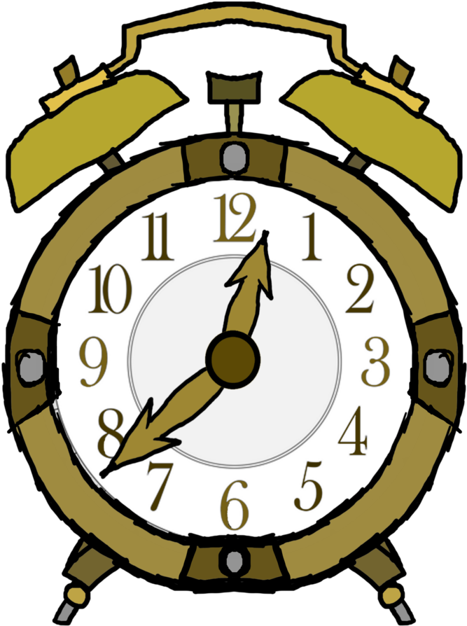 Golden Alarm Clock By Vatoff - Charlton Home Ascencio Home Pride Coffee 13 Wall Clock (750x1066)