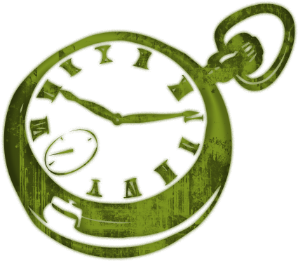 Green Grunge Clipart Icons Business Icons Etc - Watch (512x512)