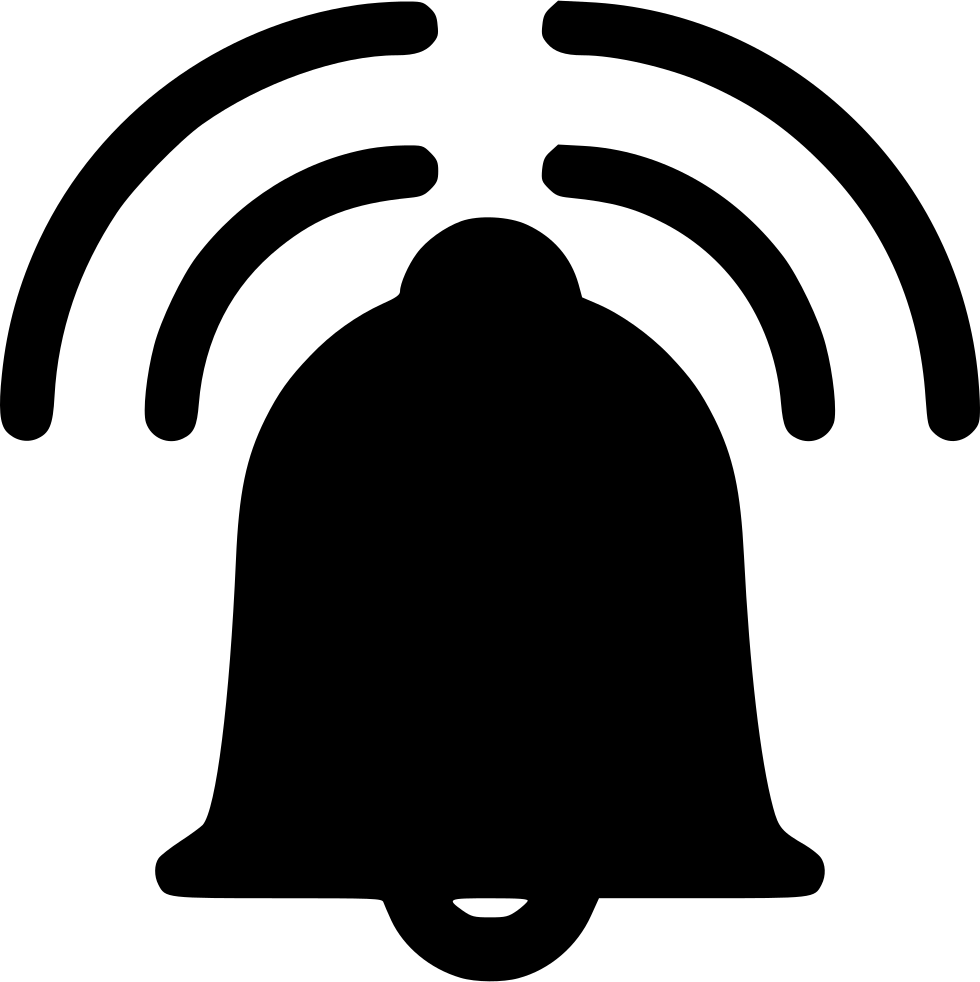 Alarm Bell Ringing Comments - Bell Vector Icon Png (980x982)