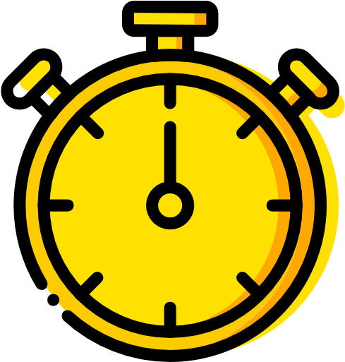 Stopwatch Timer Clock Clip Art - Red Clock Icon Png (512x512)