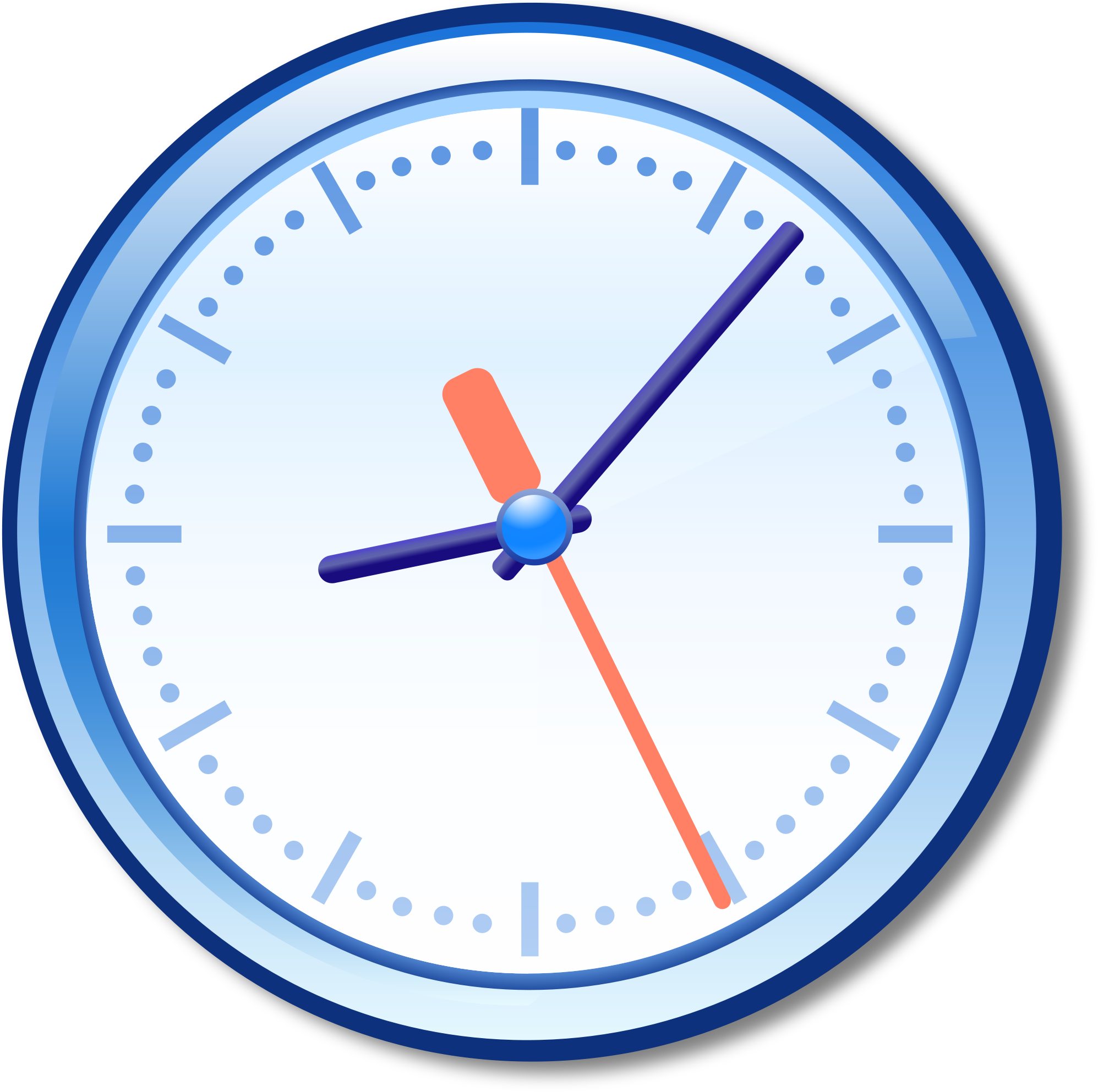 Crystal Clear App Clock - Clock Icon (2000x2000)