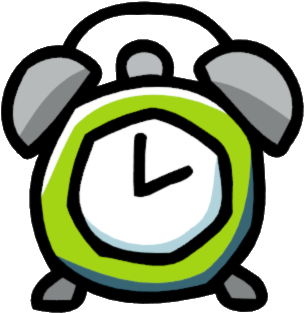 Alarm Clock - Clock Png (373x352)