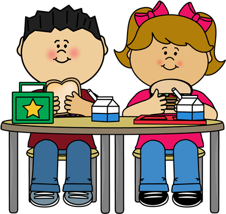 School Lunch Table Clip Art - Clipart Lunch Helper (450x426)