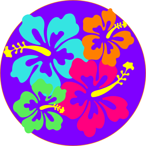 Cuisine Of Hawaii Luau Hawaiian Hibiscus Clip Art - Cuisine Of Hawaii Luau Hawaiian Hibiscus Clip Art (600x600)