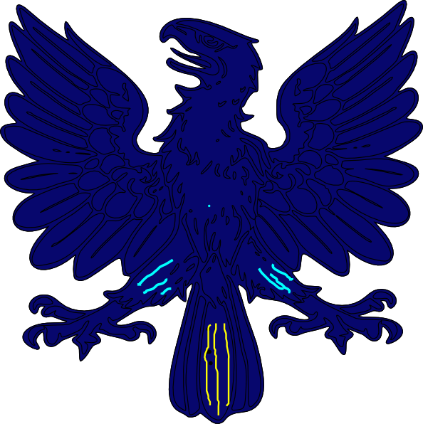 Marked Hawk Clip Art - Brasao Da Familia Salvador (594x596)