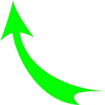 Curved Arrow Green Clip Art At Clker - Clip Art (600x549)