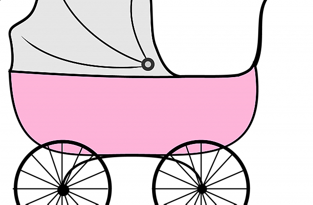 Baby Carriage Clip Art Cliparts Co Vintage Buggy Stroller - Baby Carriage Clip Art Cliparts Co Vintage Buggy Stroller (640x420)