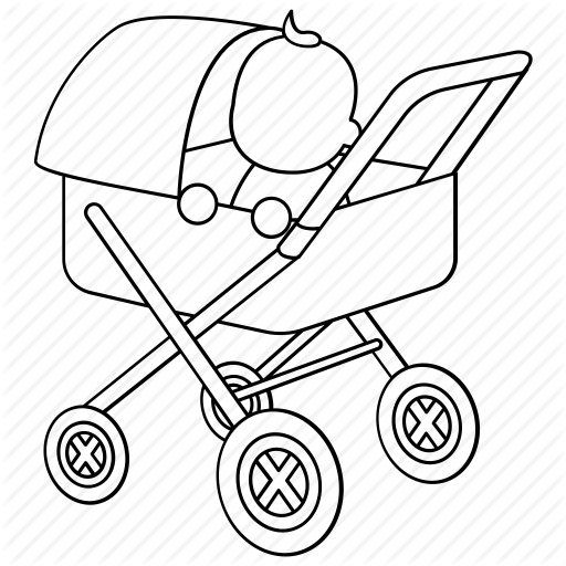 Baby, Childhood, Early, Perambulator, Pram, Stroller - Baby Transport (512x512)