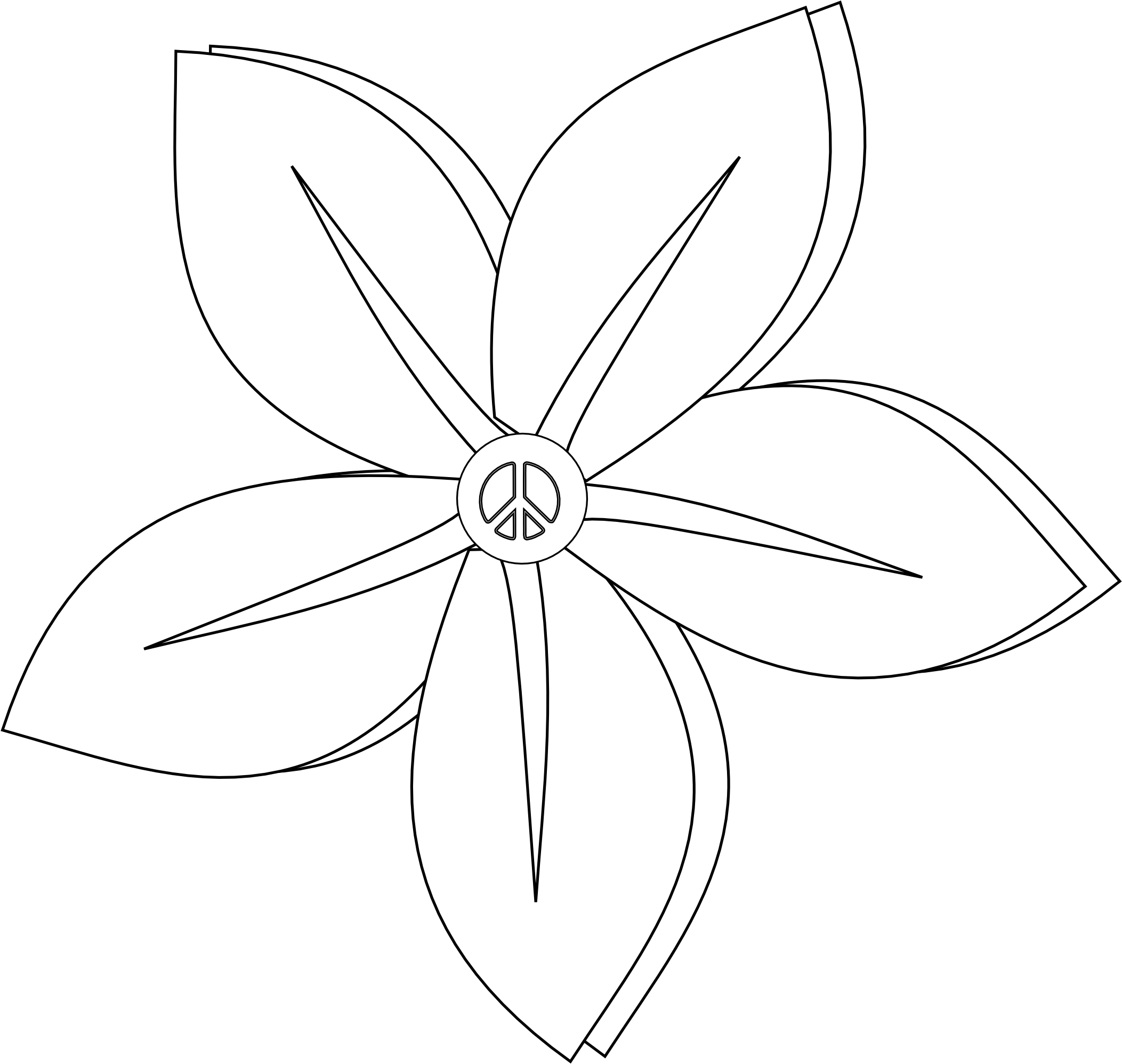 Black And White Floral Tattoos Cliparts Co Flowers - Tattoo (2222x2203)