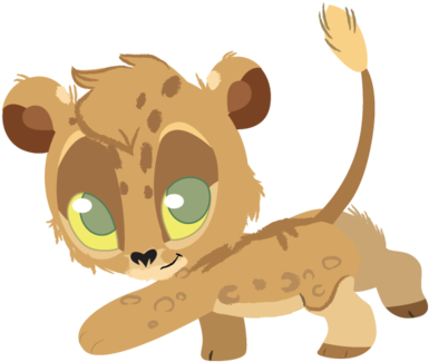 Alpha She Wolf's Chibi Lioness By Mydlas - Chibi Lioness (400x400)
