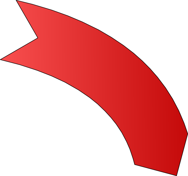 Red Arrow Clip Art At Clker - Clip Art (600x563)