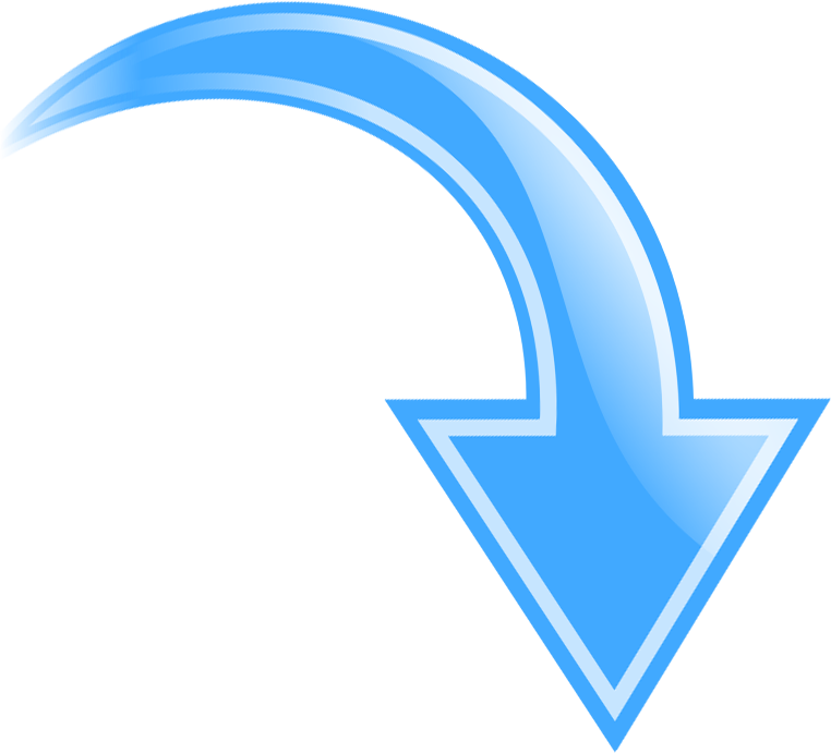 Computer Icons Organization Clip Art - Blue Curved Arrow Png (762x691)
