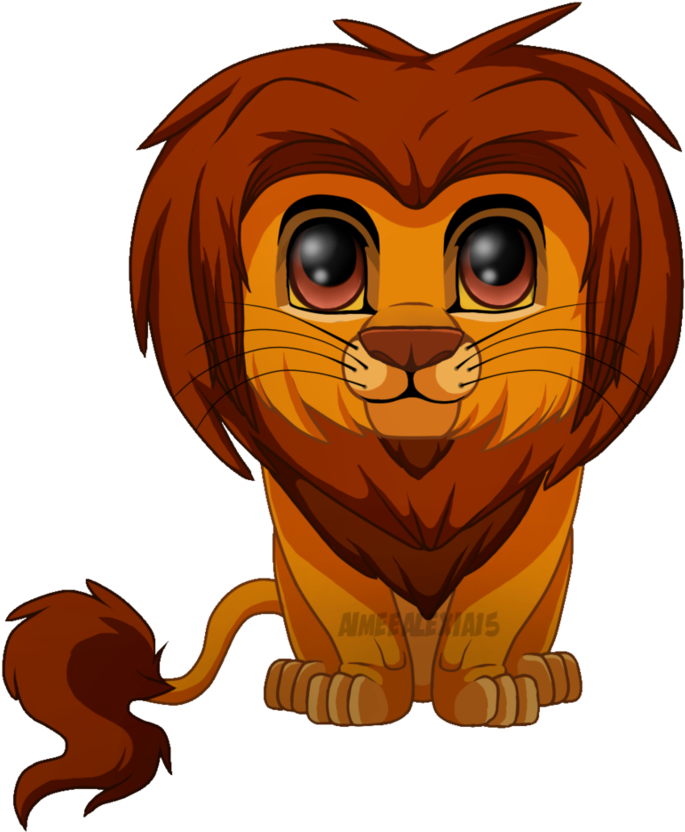 Chibi Simba By Aimeealexia15 - Drawing (826x967)