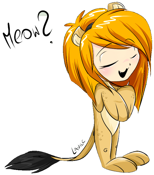Lion Girl, Lion Girl - Cartoon (697x804)