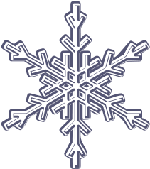 Snowflake Drawing - Cross (519x346)