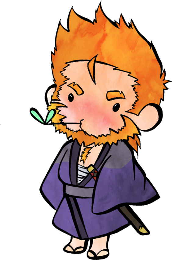 Tigerlion-moikana Samurai Chibi 2 By Fireshogunkrisuchiha - Tigerlion Moikana (786x1016)