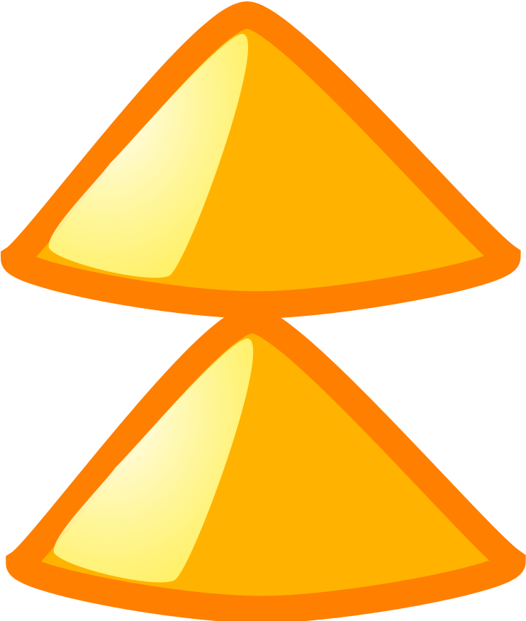 2 Up Arrow Clipart, Vector Clip Art Online, Royalty - ลูก ศร สามเหลี่ยม Png (900x900)