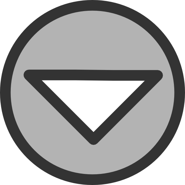 Down Arrow Button Svg Clip Arts 600 X 600 Px - We Are The Mods (600x600)