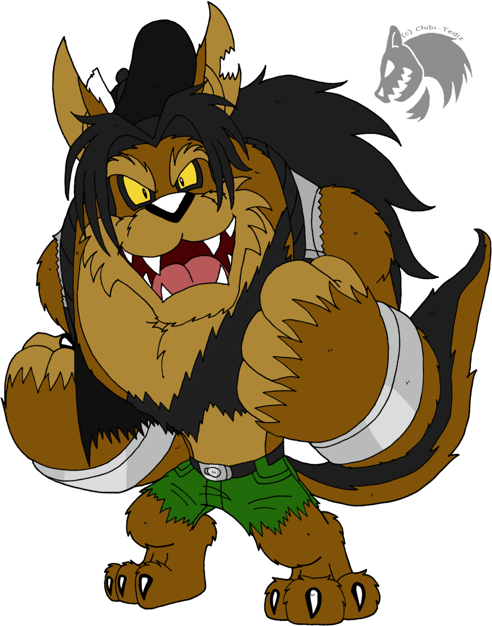 Werewolf Tediz By Chibi Tediz - Werewolf Chibi (1024x1283)