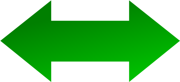 This Free Clip Arts Design Of Left Right Arrow Green - Left Arrow And Right Arrow (600x280)
