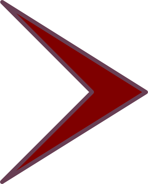 Clipart Arrow Maroon (480x596)
