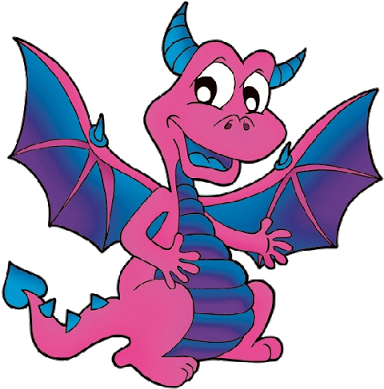 Cute Cartoon Baby Dragon Clip Art Images Are On A Transparent - Dragon Clipart (400x400)