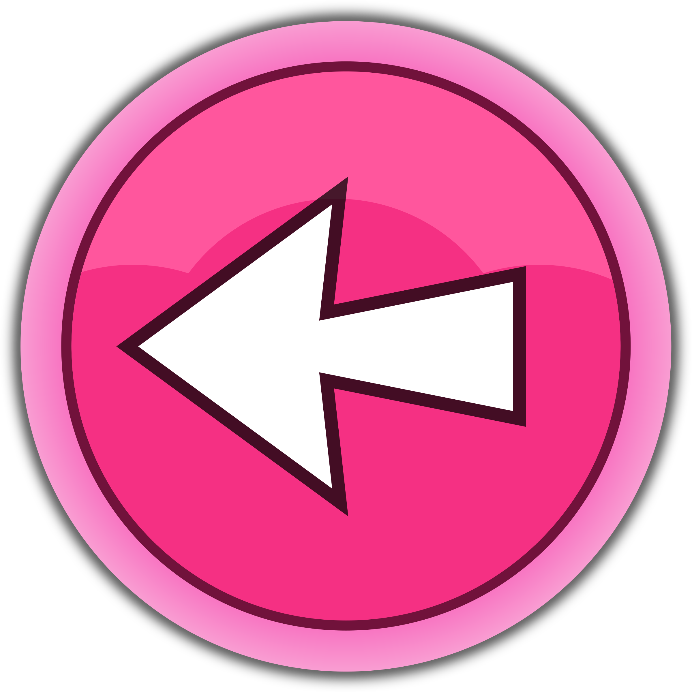 Arrow Left - Pink Arrow Clip Art (2399x2400)