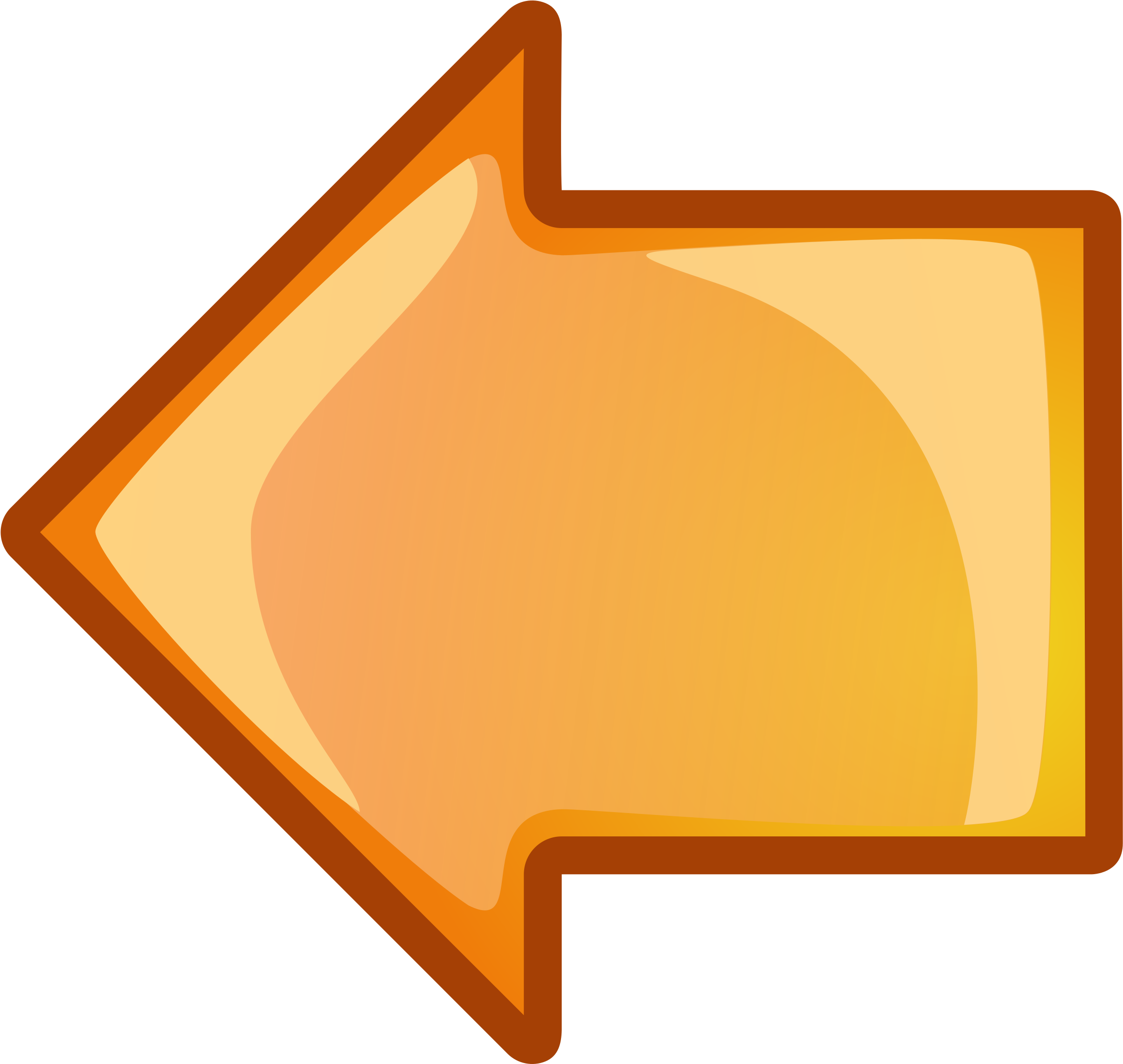 Big Image - Left Arrow Orange (2533x2400)