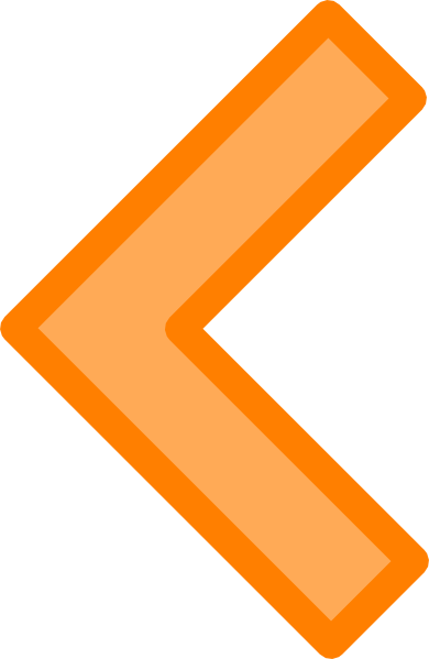 Arrow Png Left Orange (390x599)