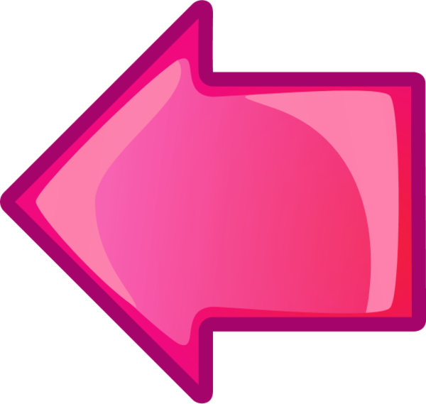 Pink Arrow Pointing Left (600x569)