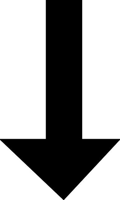 Black, Icon, Left, Right, Bottom, Arrow, Cartoon, Down - Black Arrow Clip Art (387x640)