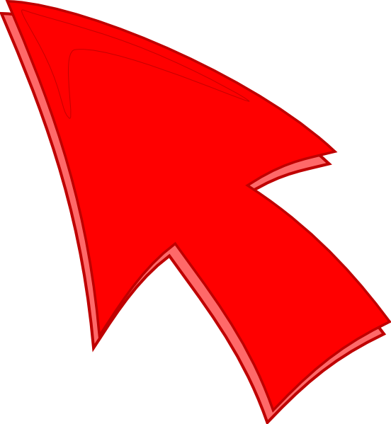 Computer Mouse Pointer Arrow Clip Art - Redarrow (552x599)