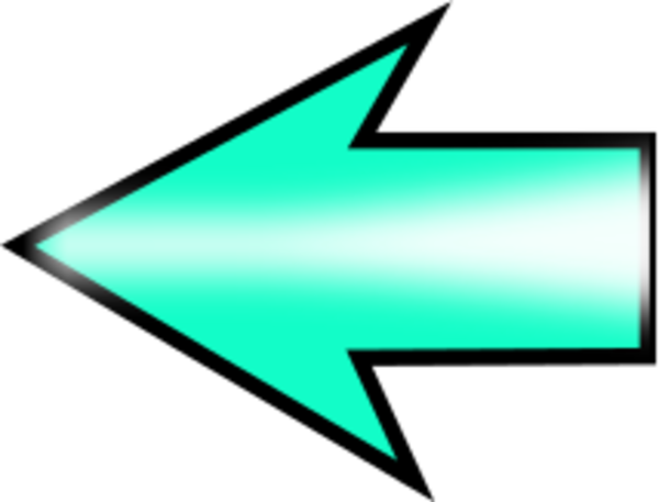 Arrow Pointing Left - Left Pointing Arrow Green (600x457)