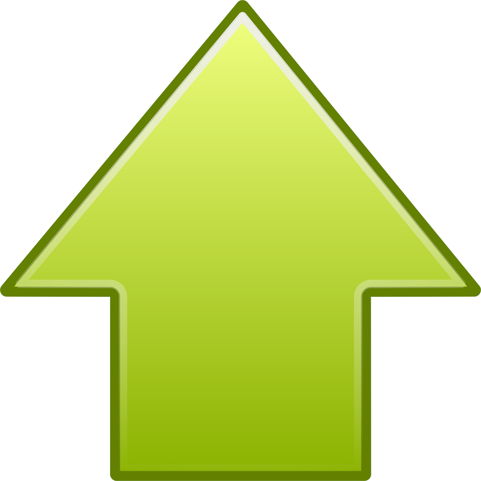 Up Arrow Icon - Triangle (2032x2032)