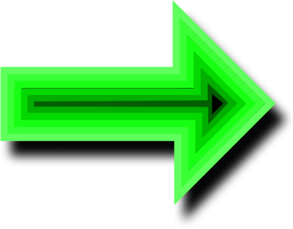 Picture Of An Arrow Pointing Right - Green Arrow Pointing Right (600x469)