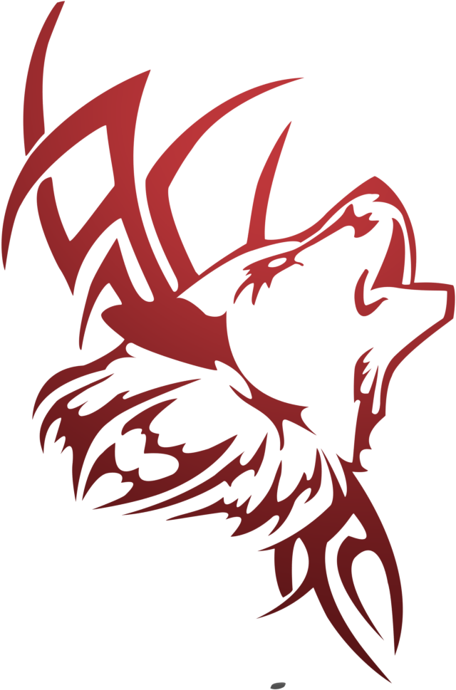 Home Examples Blank Page - Tribal Wolf Design (1920x1080)