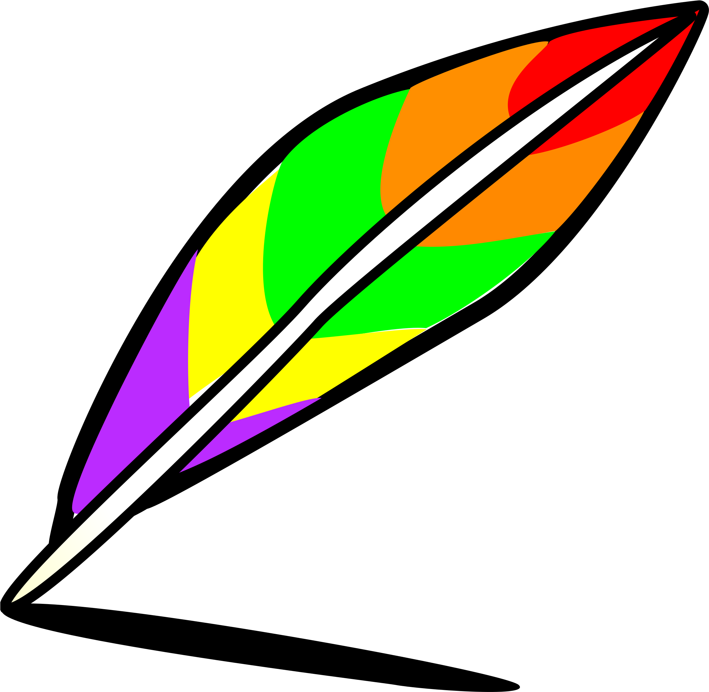 Feather Clipart Feather Clipart Veren Clipart Quill - Feather Clip Art (2400x2400)