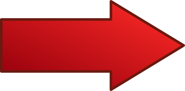 Long Red Arrow Clip Art At Clker - Big Red Arrow Clipart Rt (600x295)