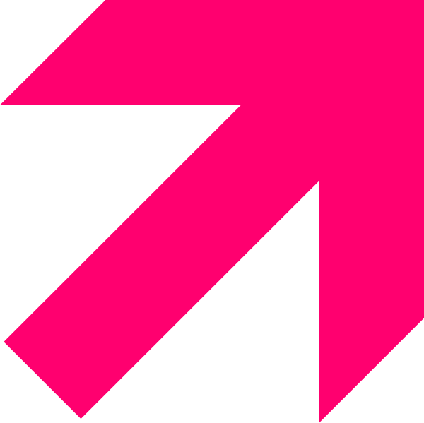 Hot Pink Arrow Clip Art - Pink Arrow No Background (600x599)