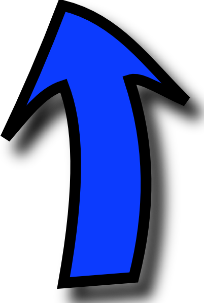 Free Vector Arrow Set Comic Clip Art - Cartoon Arrows (402x598)