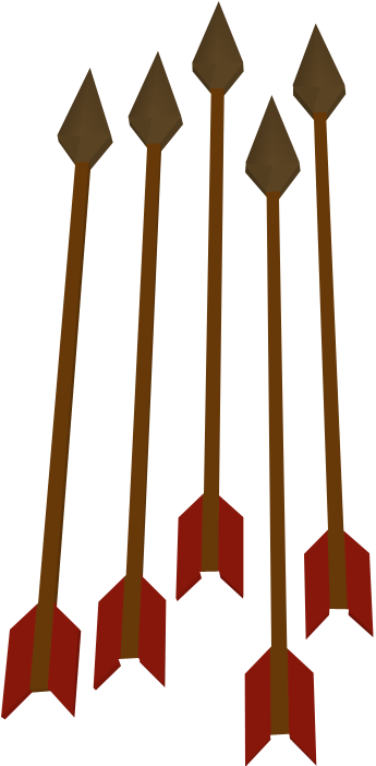 Cartoon Arrows - Runescape Bronze Arrow (345x702)