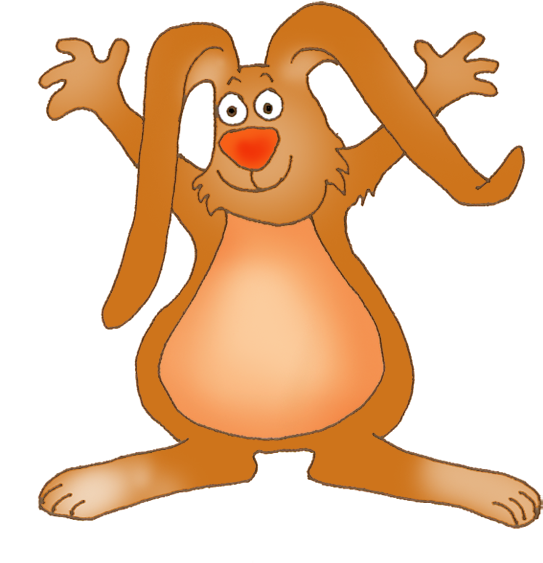 Funny Easter Bunny - Funny Easter Bunny Clipart (591x622)