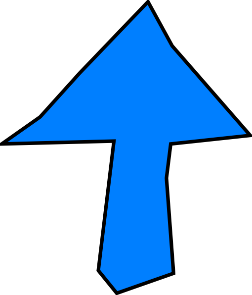 Up Arrow Clip Art - Clip Art (510x596)